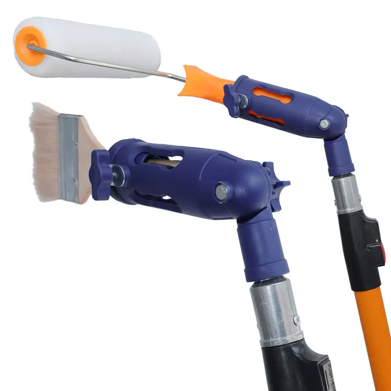 跨境专供油漆刷延长夹子万向夹持器深入死角刷漆工具天花板专用