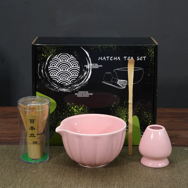 Children's matcha, tea cup, set