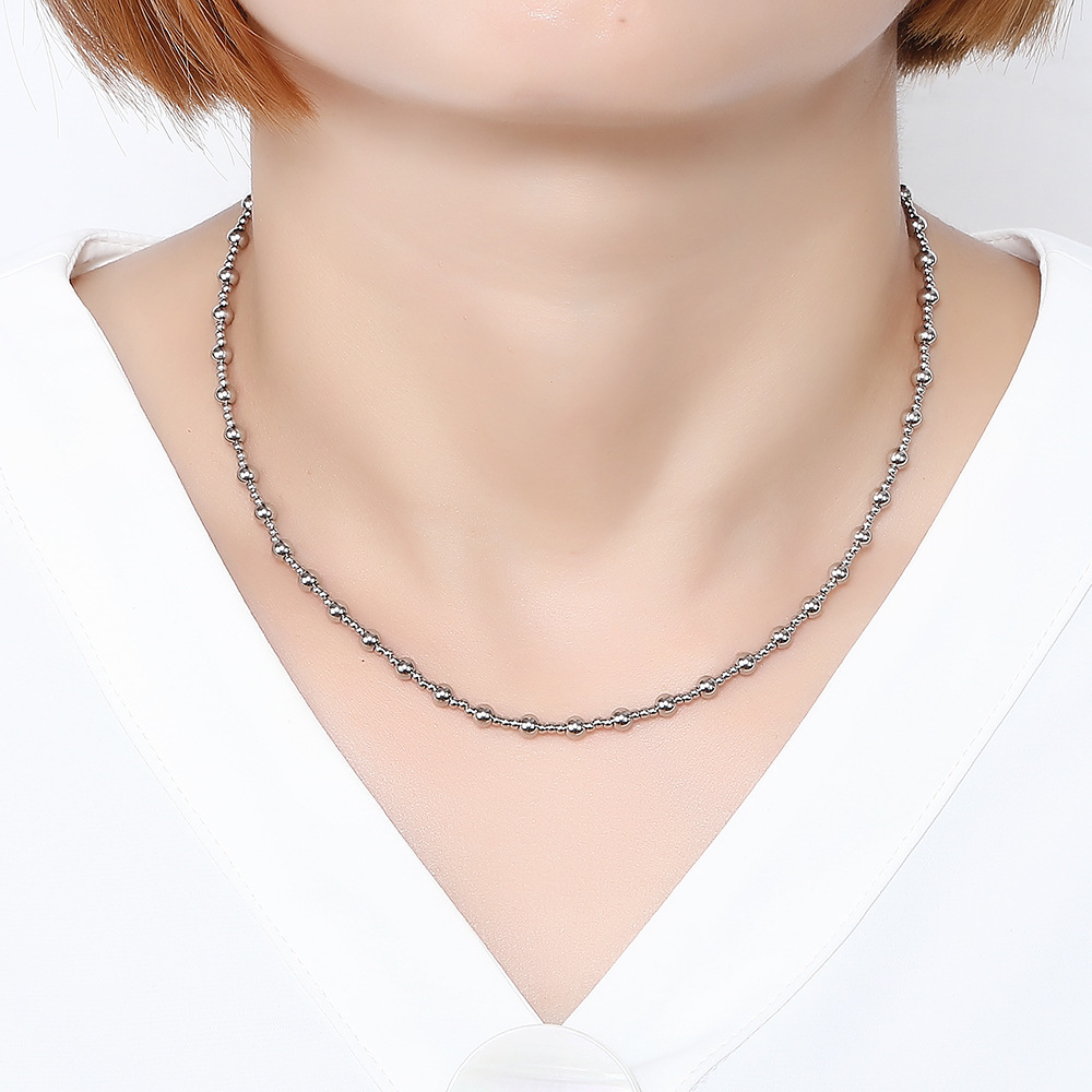 10g Weight Bracelets, Necklace Classification 1 Piece, 1 Set Quantity Holiday, Daily Occasion 304 Stainless Steel Material Geometric Pattern Women's Gender Plating Design Simple Style, Classic Style Style 1 Piece 1 Set 304 Stainless Steel Bracelets Necklace 5