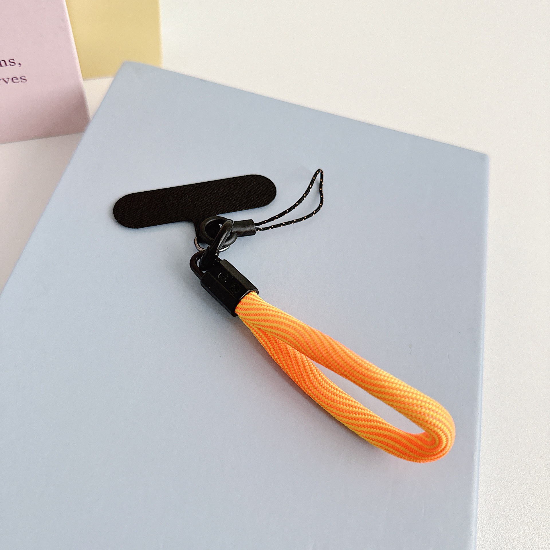 Teléfono móvil de nylon tejido corto con clip multifuncional bolso portátil colgante accesorios colgante universal