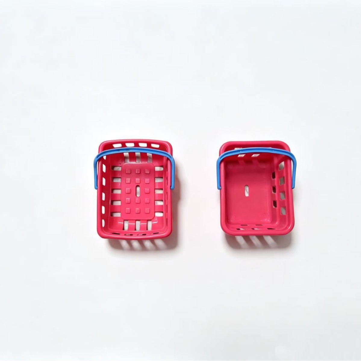 Dos accesorios de cesta mixta de polvo de fruta portátil