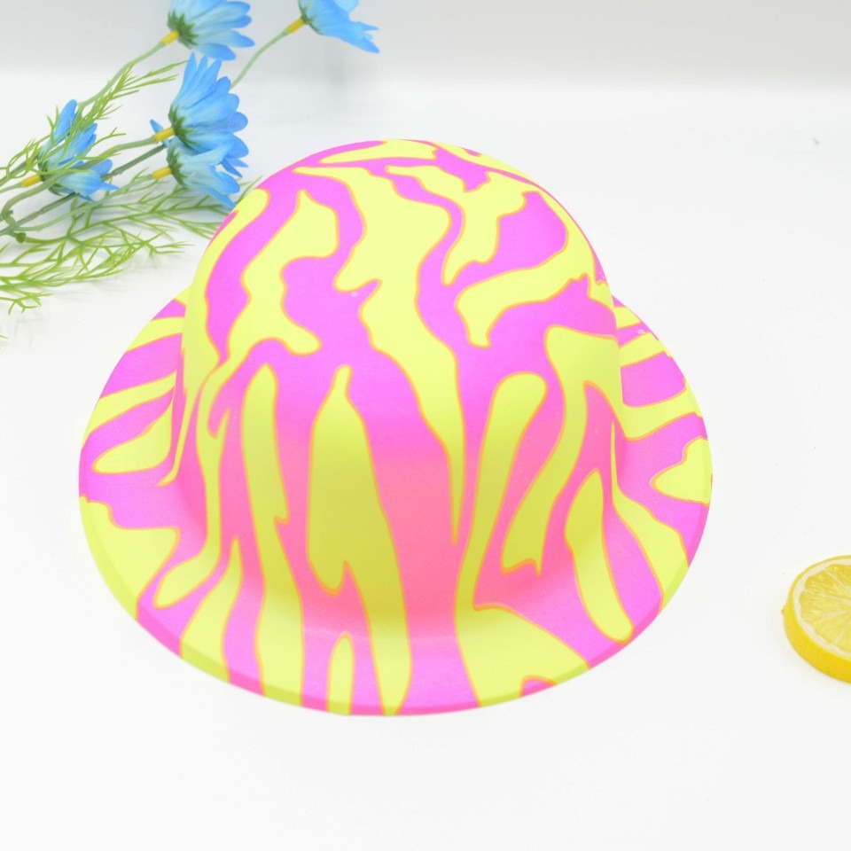 Sombrero Redondo Fluorescente para Niños de PVC para Fiestas image 4