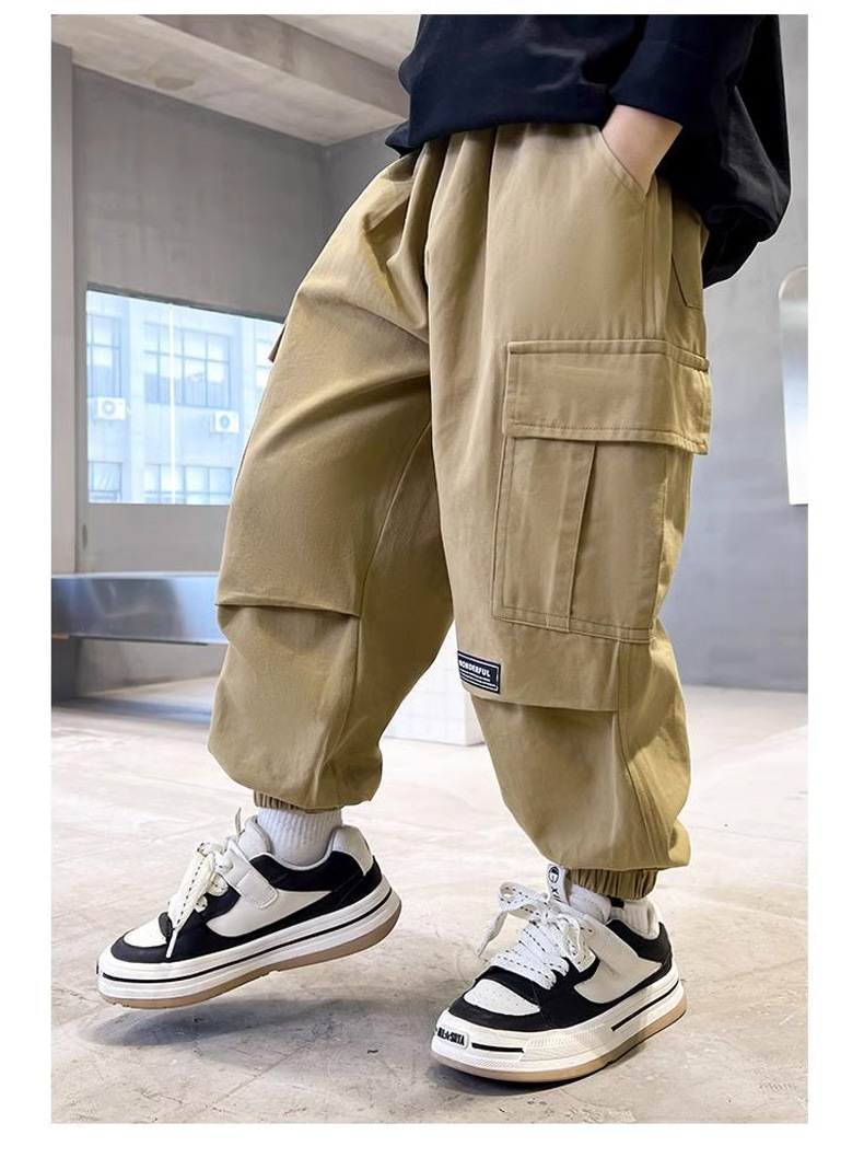 Boys Cargo Pants Autumn Trousers For Toddler Boys Fashion_voghion.com