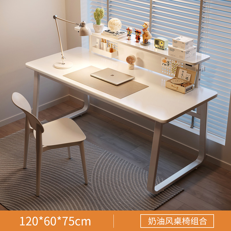 Escritorio dormitorio estudiante estudio escritura mesa de aprendizaje crema estilo hogar simple escritorio de la computadora mesa de oficina