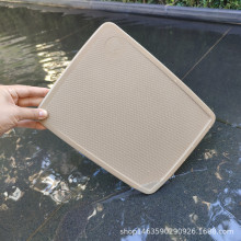 稻壳砧板防溢水易清洗不吸硅胶底现货批发水果案板宝宝辅食板