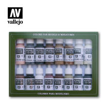vallejo ������AV ��Ϳˮ���� ��ʿ����װ (16ɫ*17ml) 70144