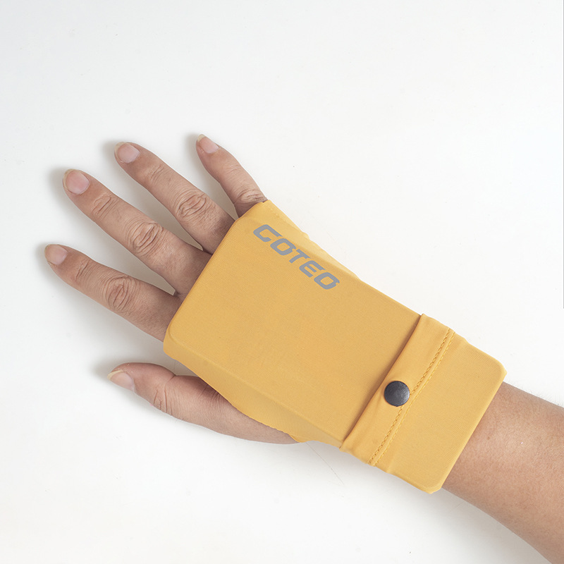 Nueva moda deportes brazo bolsa al aire libre correr teléfono móvil bolsa hombres y mujeres corriendo maratón bolsa de mano guante de seda de hielo bolsa