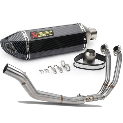 Pipe Front Section Connecting Pipe: Motorcycle exhaust pipe - f