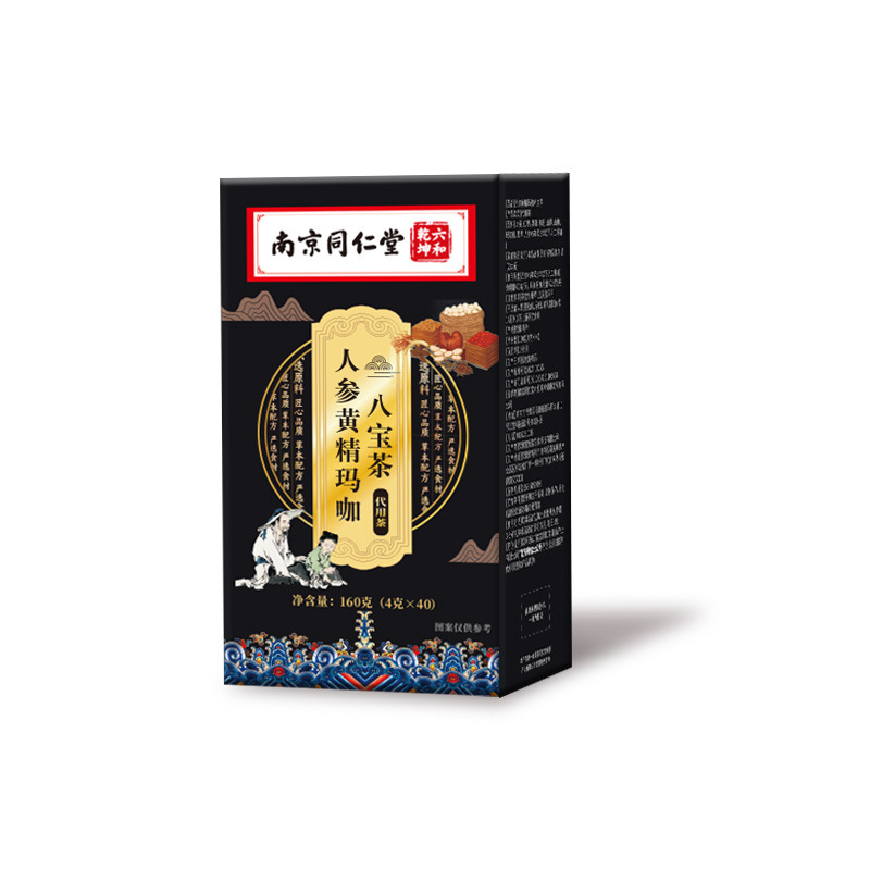 Nanjing Tongrentang Liuhe Qiankun Ginseng Huangjing Maca Eight Treasures Tea Men's Du Zhong Xionghua Wolfberry Health Tea