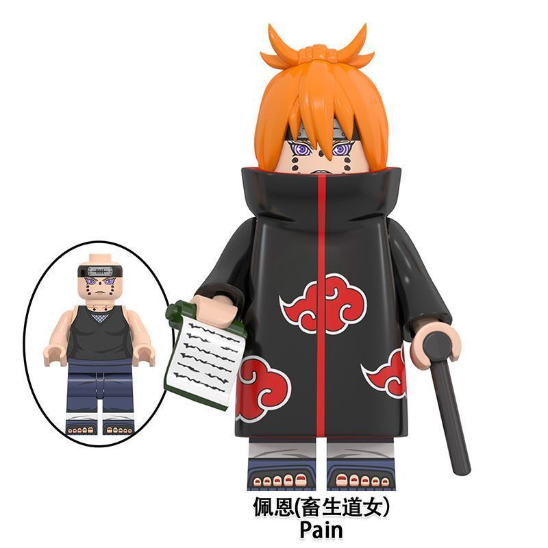 NARUTO 互換性のあるレゴ ミニフィギュア ヘイゴ ウィザード ウィザード ウィザード サスケ イタチ ジュンマルー 組み立てブロック おもちゃ プラスチック|undefined