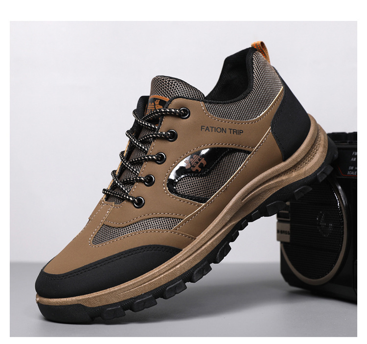 Chaussures pour hommes, chaussures de sport décontractées, chaussures tendance d'extérieur doublées en polaire, chaudes, à semelle épaisse, pour la course et la randonnée, en coton simple_voghion.com
