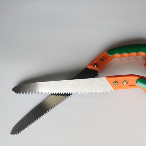 Supply of two-color handle hand saw, knife saw, garden woodworking saw, fruit tree saw, orange hand saw, Yuanhong hardware tools