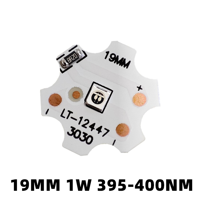 5v 19MM 1W purple light