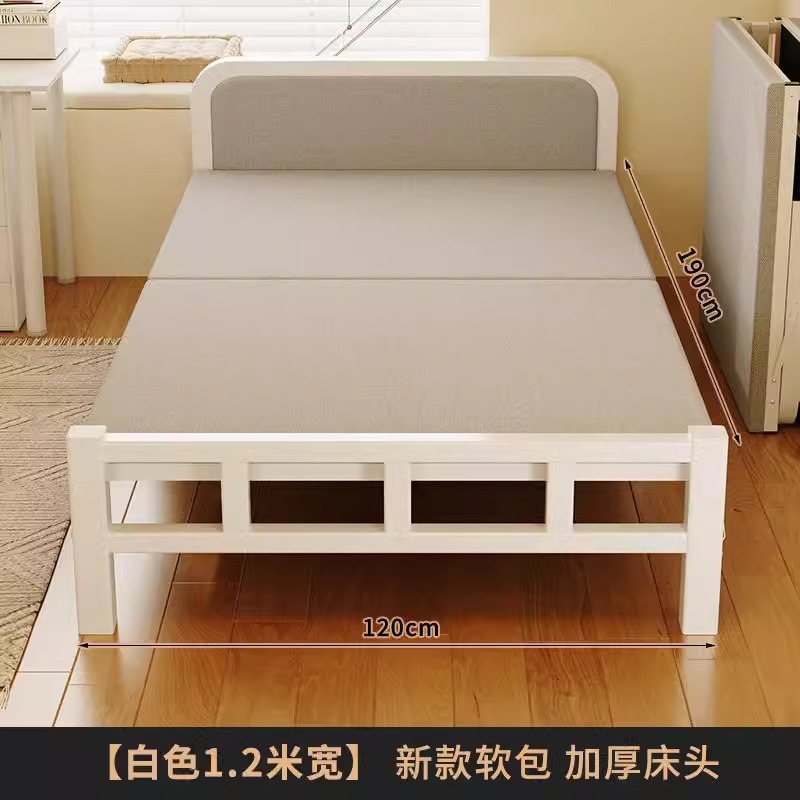 Fábrica directa de cama plegable simple cama de almuerzo cama de alquiler doméstico cama plegable simple cama de cama temporal