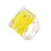 Resin, fruit acrylic brand ring, suitable for import, new collection