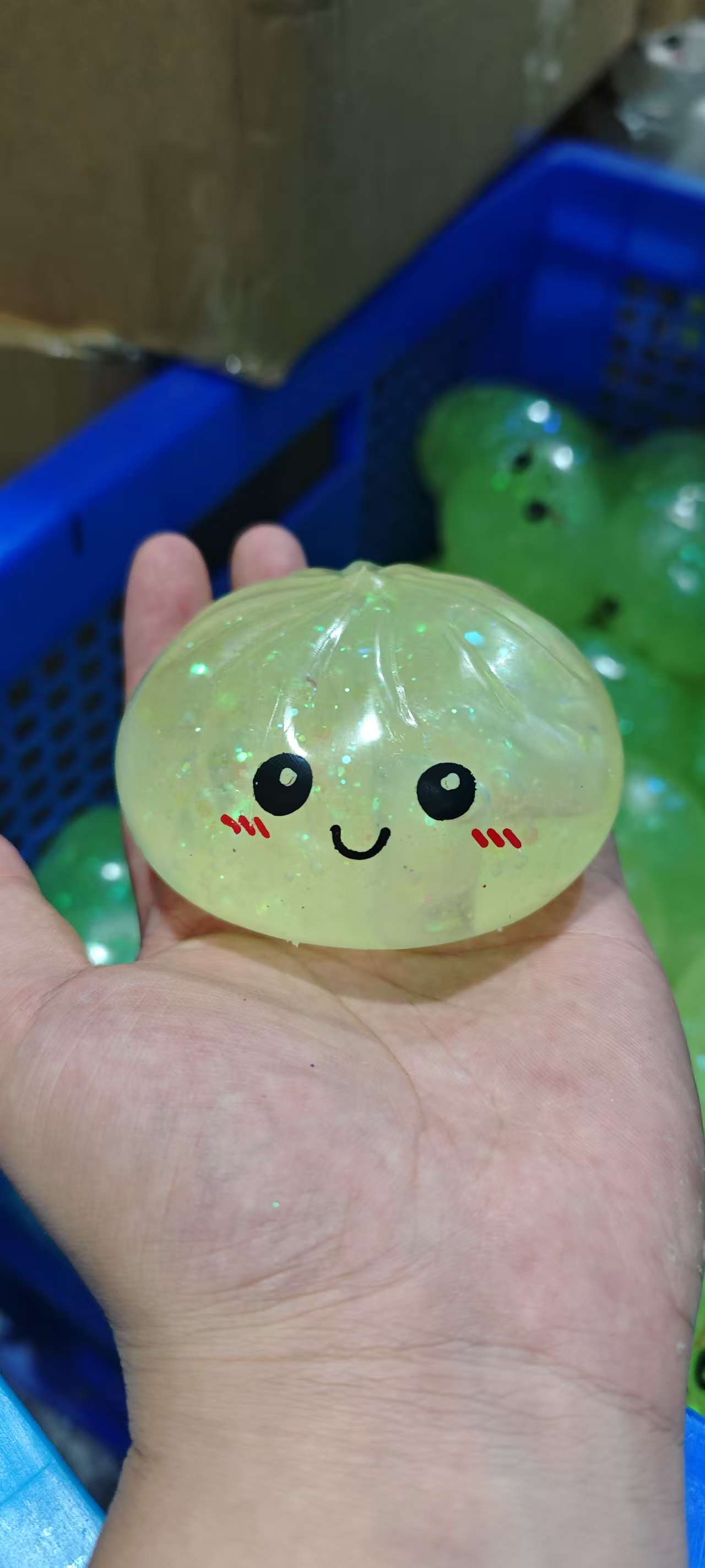 Simulación de pan pellizco pellizco juguete de descompresión Dumpling Squishies juguete pan torcido juguete