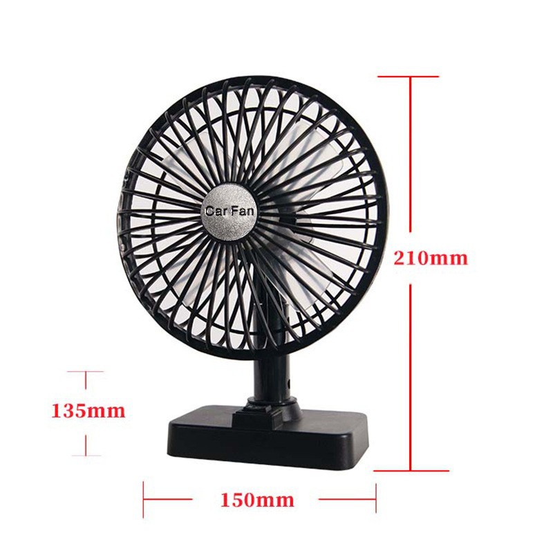 【 6inch -24V】차량용 싱글 헤드 선풍기