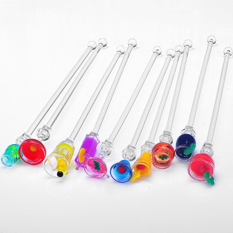 Barra de agitación acrílica, taza de arena, tallo, arte, cóctel creativo, barra de coctelería, juego de vino, jugo de frutas, leche, barra de agitación de café
