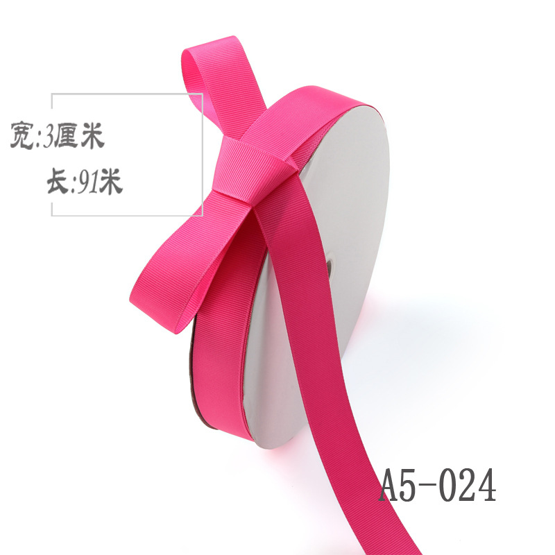 3cm de alta densidad costilla cinta arco cinta ramo caja de regalo embalaje color Ropa Accesorios cinta Decoración