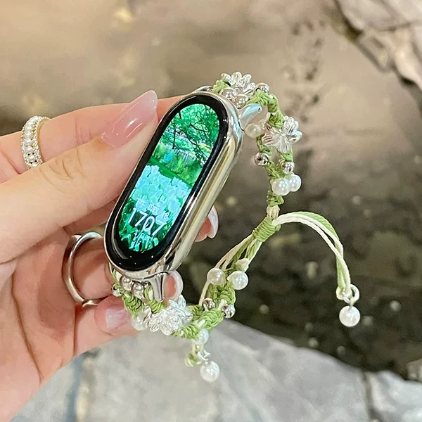 New Chinese-Style Design Suitable for Xiaomi Mi Band 10/9 | 8Pro Adjustable Watch Strap Xiaomi 11 Bracelet Strap Wholesale