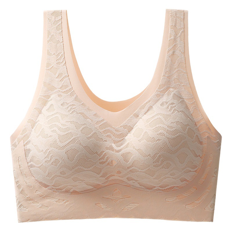 Push up belleza espalda envuelto Chaleco de pecho de las mujeres pecho grande pequeño con almohadilla de pecho soporte de pecho sin costuras chaleco desnudo sujetador