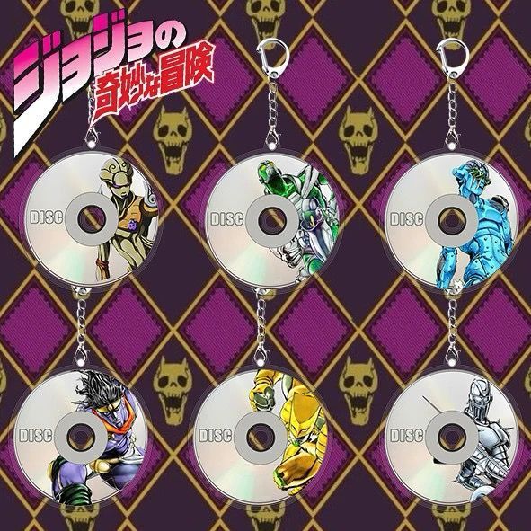 Jojo's Bizarre Adventure Acrylic Keychain Anime Game Merchandise Backpack Zipper Pendant for Friends