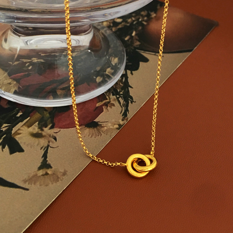 Simple Style Geometric Copper Necklace Plating Copper Necklaces