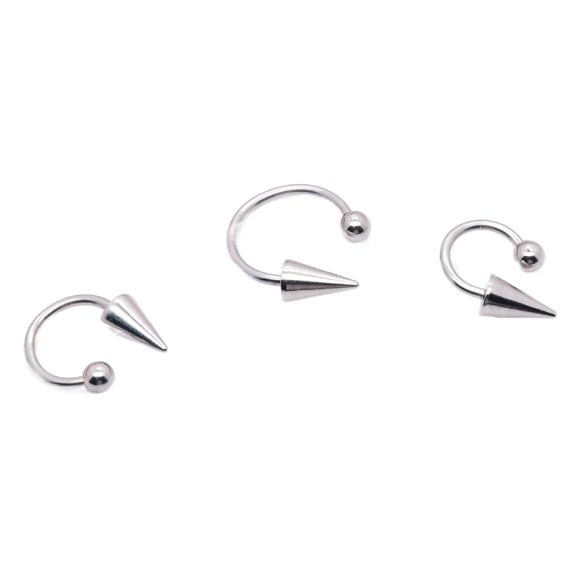 New stainless steel hot girl hole-free U-shaped fake lip nail lip clip lip ring nose nail puncture jewelry cross-border supply