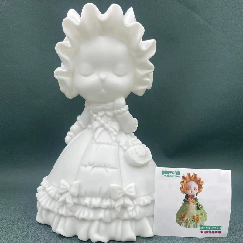 DIY Paintable Doll (Plastic) — Unpainted White Embryo, Multiple Characters, 16–26 cm