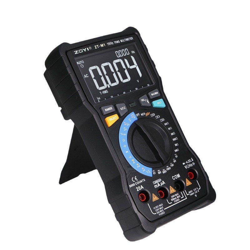 众仪数字高精度万用表智能防烧全自动数显表维修家用电工电容表