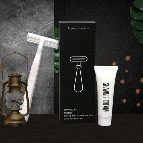 Hotel-specific disposable razor razor set travel toiletries portable home B&B hotel