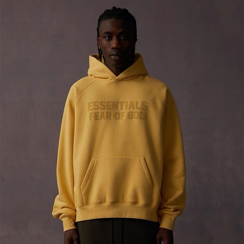 Cruzadas de Europa y América versión correcta ESENCIALES marca de moda suéter de terciopelo fino de los hombres de niebla suéter de la capa caliente-venta Sudadera con capucha