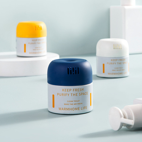 Toilet Cleaning Lingjie Toilet Cleaner Toilet Cleaning and Odor Reducing Plant Scent Creative Toilet Cleaning Block Wholesale