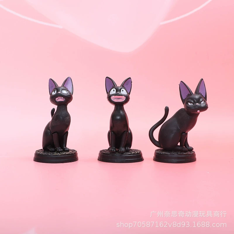 Мультяшная игрушка, минифигурка, кукла, кот, капсульная игрушка