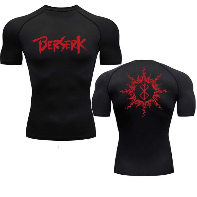 Quick dry sports base breathable elastic T-shirt for gym for…