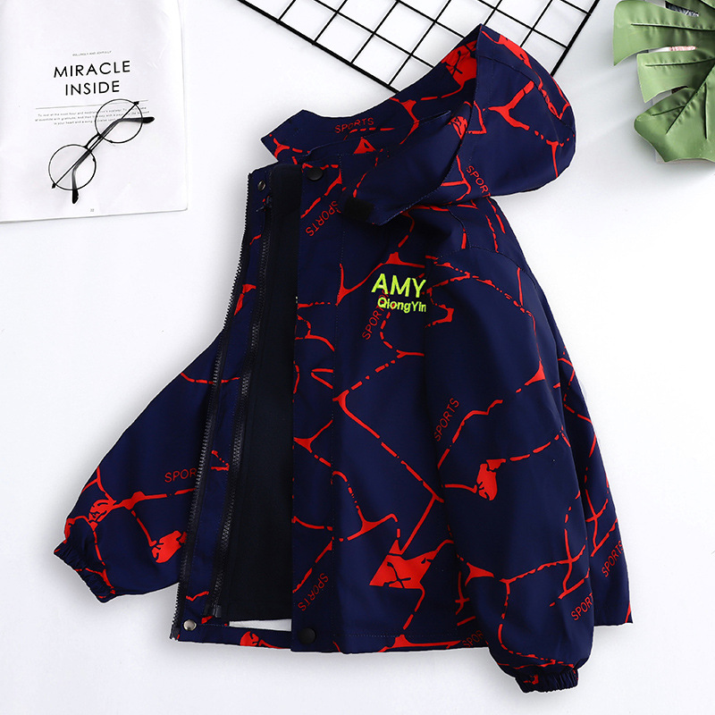 童装冬装外套三合一冲锋衣2022儿童中大童加绒加厚户外上衣男孩