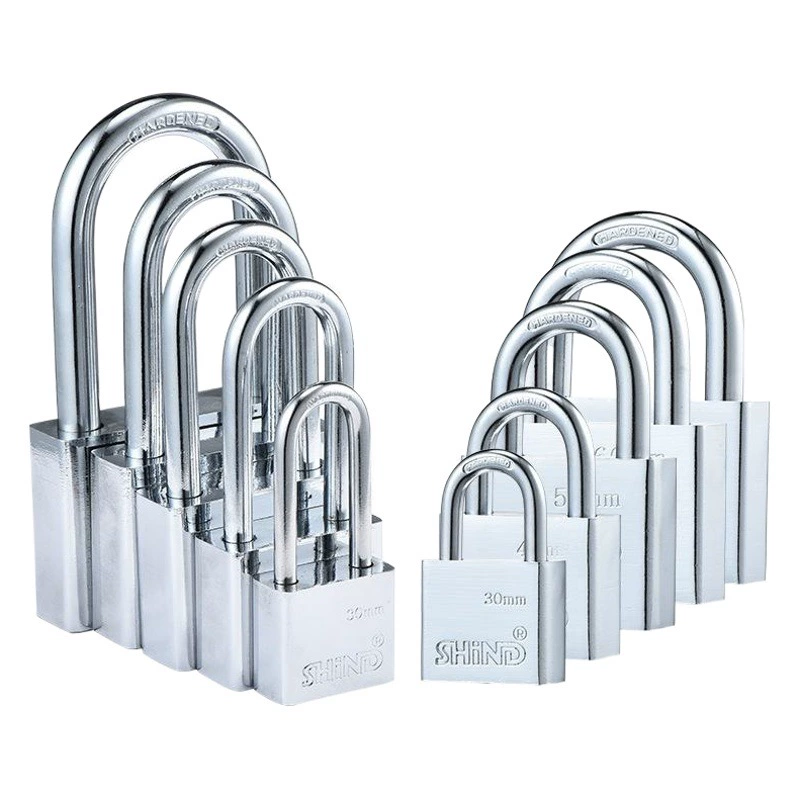 Производители прямых поставок имитация нержавеющей стали лист замок атомный замок квадратный лезвие замок велосипед длинный замок оптом