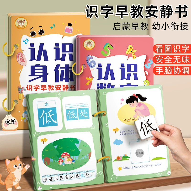 Умная игрушка для раннего возраста, грамотность, 3–6 лет, раннее образование, тренировка