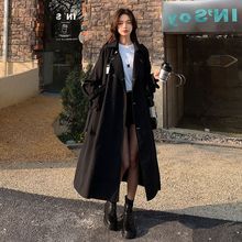 2023今年流行中长款赫本英伦风衣外套女春秋季气质小个子学生大衣