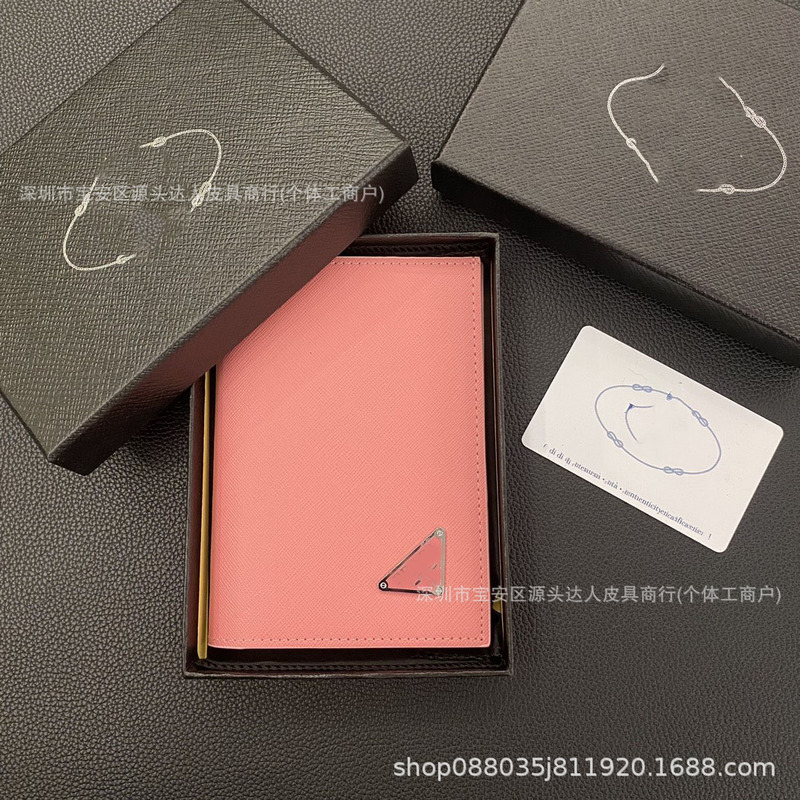 高档钱夹潮牌卡包护照套批发欧美奢华皮质多功能卡套证件三角标普|undefined