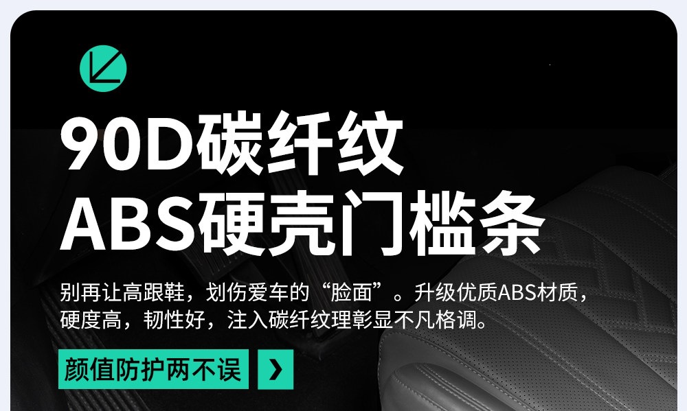 Suitable for BYD Yuan UP/PLUS/PRO: door sill protectors, welcome mats, and trunk sill protectors – protective and decorative accessories