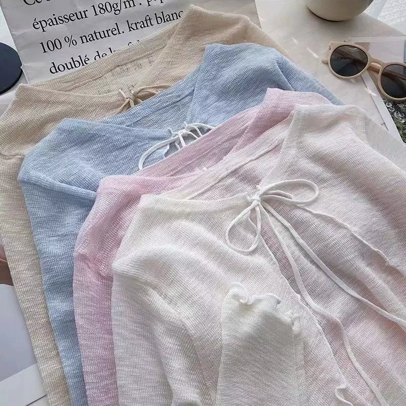 Летний кардиган, связанный короткий свитер, slipsdress, юбка, накидка, куртка