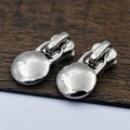 Bright silver no. 3 resin slider [1 piece] l2-211