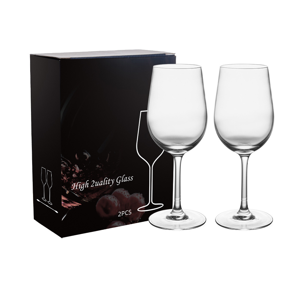 2 tazas cortadas en frío, tazas de pie alto, tazas de estilo europeo, tazas de alto nivel, un conjunto de tazas de vidrio de vino blanco image 6
