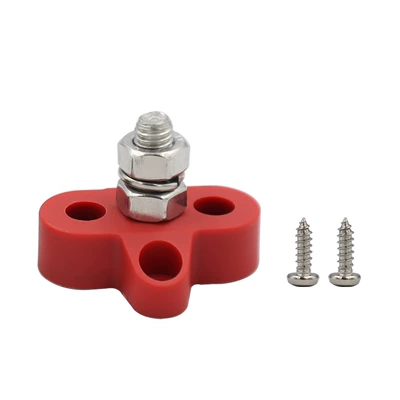 Heavy Duty Terminal Connection | Power supply, ignition system accessories - red-single-stud-m8
