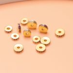 S925纯银微镶彩色锆石隔片藏式配饰 手工DIY手串手链项链饰品配件