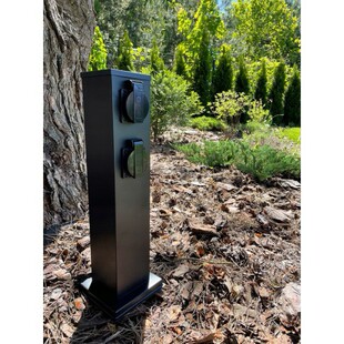 Factory direct outdoor waterproof socket high power garden waterproof charging socket pile into the wall outdoor