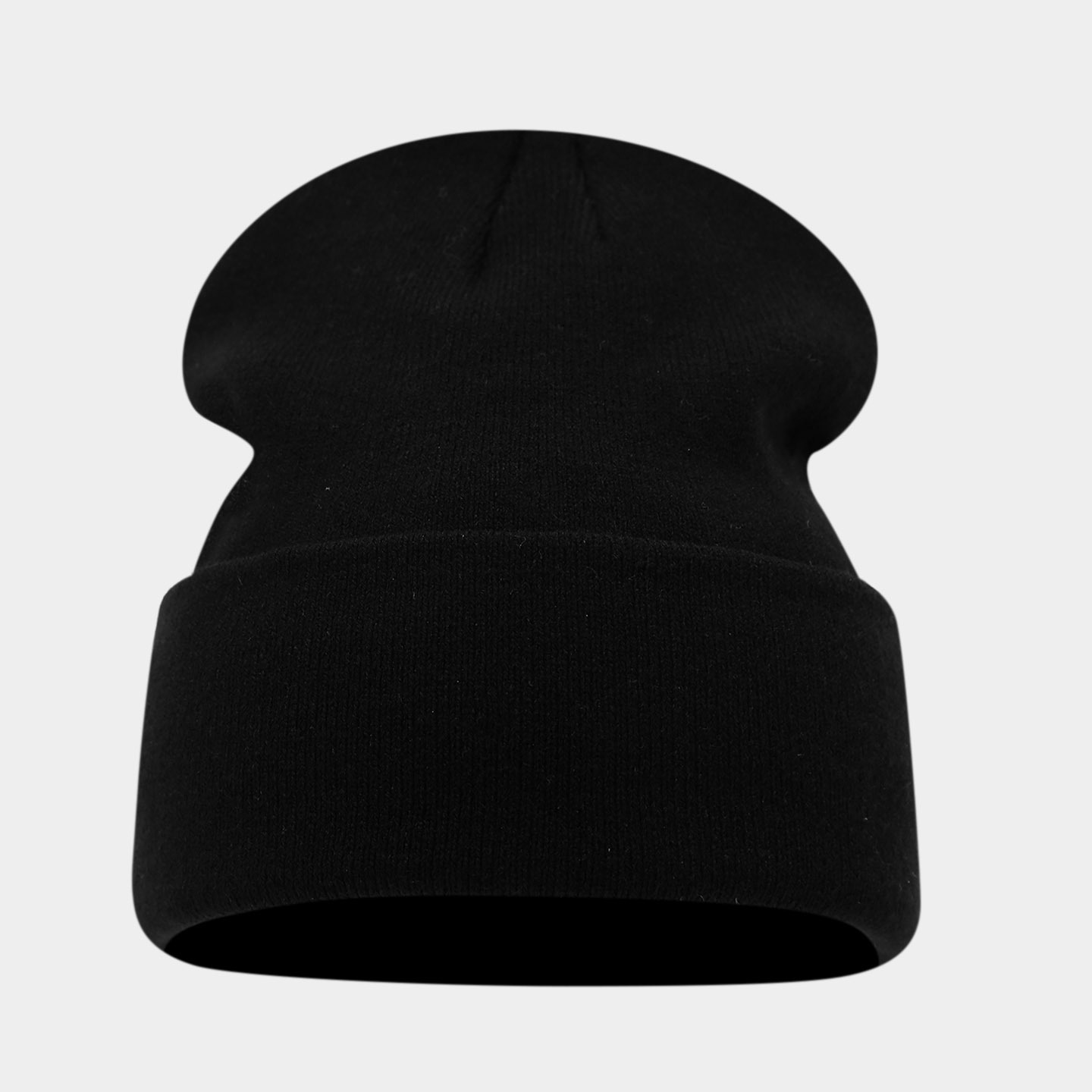 Coreano de alta elasticidad, gorra de lana simple, gorra de punto caliente, gorra de estilo japonés de color sólido sin bordes para hombres y mujeres