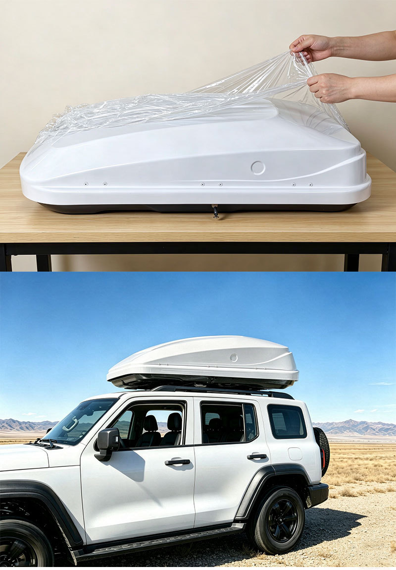 Factory-made universal car roof luggage box, large capacity, explosion-proof, sun-proof, and rain-proof, suitable for SUVs and used as a travel luggage box