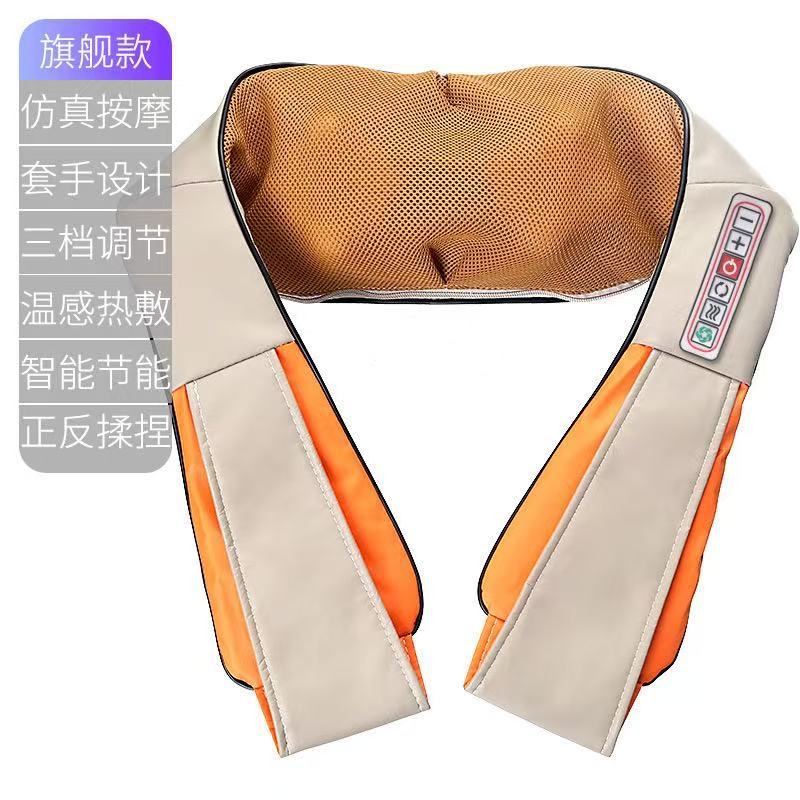 Masaje de compresión caliente transfronteriza, masajeador de hombro y cuello caliente doméstico, masajeador de espalda lumbar eléctrico, masajeador de columna cervical image 11
